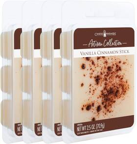 Etc 445028398341 Artisan Wax Melts 2.5oz Vanilla Cinnamon Stick Fragrance 4-pack Each Pa