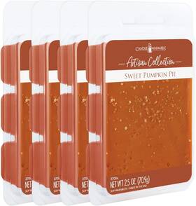 Etc 744110132199 Artisan Wax Melts 2.5oz Sweet Pumpkin Pie Fragrance 4-pack Each Pack Ha