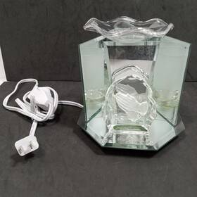 Ef-807 Ets Design Praying Hands Dimmer Switch Lamp Fragrance Oil Warmer Mirrored Crystal