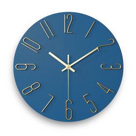 Fp-002 Fapugh Wall Clock Silent Clocks Battery Operated 12 Inch Modern Wa