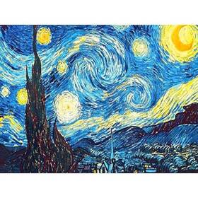 43383-35828 Faraway 5d Diy Crystal Full Diamond Painting Van Gogh The Starry Night Round