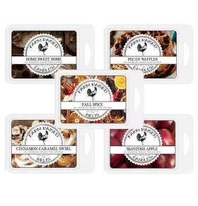 8541862065 Farm Raised Candles Fresh - American Soy Wax Melts Fall Variety 1 Lb Bundle 5