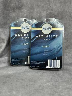 Febreeze 037000481638 2 Febreze Wax Melts Ocean Total 16 Minoki Ginger Waterlily New Nip