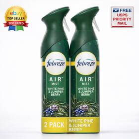Febreze 030772032084 White Pine Juniper Berry Air Freshener Spray 2 Pack 8.8oz