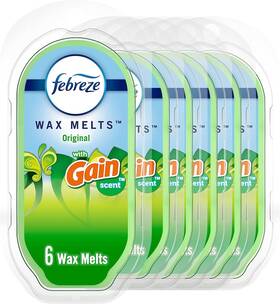 Febreze 030772097120 Wax Melts Melt Warmer Cubes Gain Original Scent