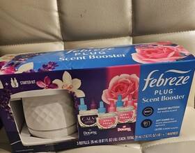 Febreze 030772169070 Plug Scent Booster Kit Calm Lavender Vanilla Bean And April Fresh