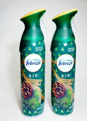 Febreze 037000455424 Limited Edition Air Fresh-cut Pine Scent 8.8 Oz Pack 2