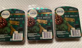 Febreze 037000463276 Fresh Cut Pine Wax Melts Limited Edition 3 Packs 6 Cubes In Each Pack