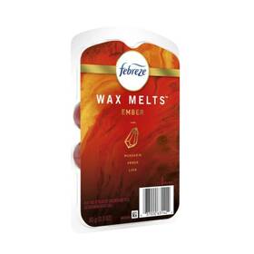 Febreze 037000631422 Ember Mandarin Amber Lava Wax Melts - 8 Blocks Air Freshener