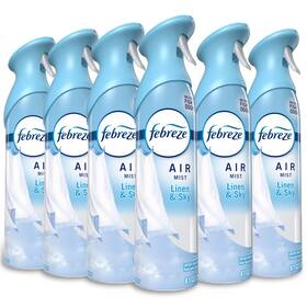 1438 Febreze P Air Mist Freshener Spray 1.35 Ounce Pack Of 6 Light Blue