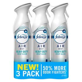 7920 Febreze P Air Mist Freshener Spray Odor 24.3 Ounce Pack Of 1 Grey