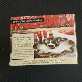 Flora Classique 818326013945 Waterfall Incense Cone Holder Plus Cones