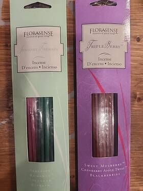 213-51 Florasense New 2 Pack Incense Sticks - Sensory Therapy Triple Berry