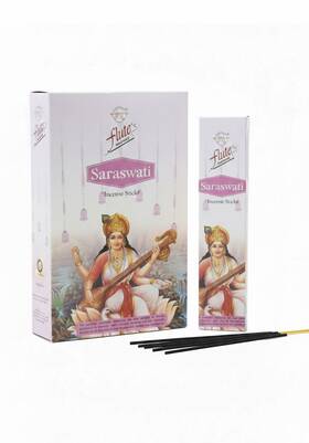 Flute 901751389555 Saraswati Incense 180 Sticks Long Lasting Agarbatti Puja Yoga Relaxation