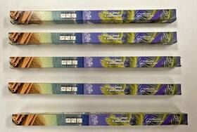 Flute 901751404289 Lot O 5 Inch Coconut Cinnamon Hand Crafted Indian Incense Sticks - Total 50