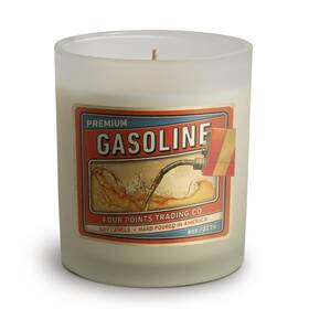 Four Points Trading Co. 810981031036 Gasoline Scented Candle 8 Oz - Soy Aromatherapy With Jar Great Gift