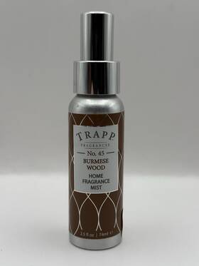 Fresh 017500717086 Trapp Fragrances No.45 Burmese Wood Home Mist 2.5fl Oz Limited Edition