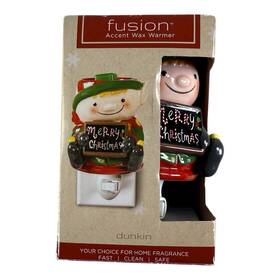 Sp-019 Fusion Accent Wax Warmer Dunkin The Merry Christmas Elf With On Off Switch New