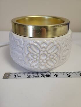 Chp-011 Fusion Wax Warmer Moonflower Design Light Fragrance With Artist 5 Inch X4