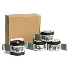 Us-cc-gh-krd-002 Giovahannah Krd Travel Candles 4-pack 4 Scents 3.2oz 20h Burn Portable Coconut Soy Wax
