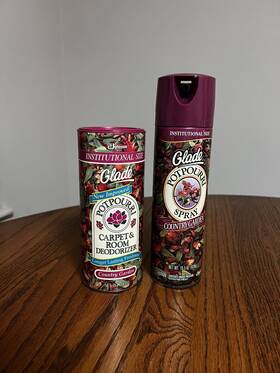 00859 Glade Potpourri Carpet And Room Country Garden 1996 15.5 Oz Discon. Open Spray