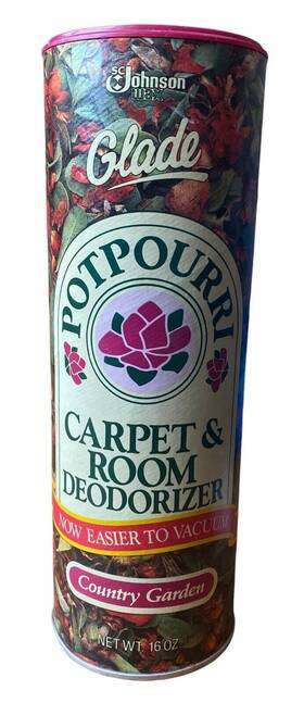 Glade 046500008900 Vtg Sc Johnson Country Garden Potpourri Carpet And Room Deodorizer Half Full