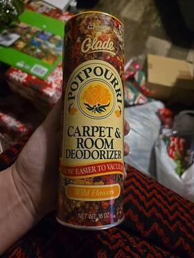 Glade 046500008924 Rare Nos Vtg 1989 Potpourri Carpet And Room Deodorizer Wild Flowers 16 Oz