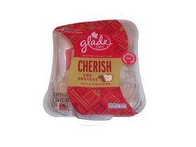 Glade 046500764981 2 Cherish The Present Apple Cinnamon Refills Plugins Scented Oil M3