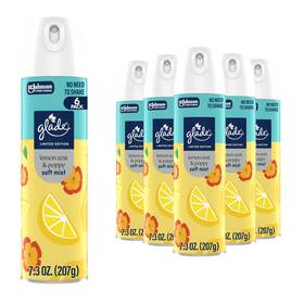 392504 Glade Odor Fighting Soft Mist Air Freshener Room 8 Ounce Pack Of 6 Yellow