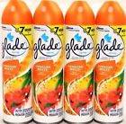 Glade 4 Hawaiian Breeze Aerosol Room Spray Air Freshener 8 Oz Free Shipping 046500733338