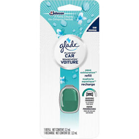 46500774751 Glade Car Plugins Air Freshener Oil Refill Scented And Essential Oils Aqua