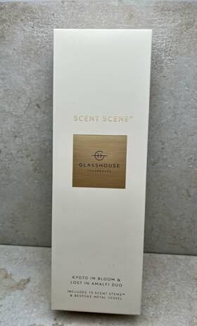 Glasshouse Fragrances 338817012451 Scent Scene Duo Lost In Amalfi And Kyoto Bloom Diffuser