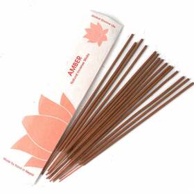 Global Craft 445005275207 All-natural Brown Amber Stick Incense 2 Packs