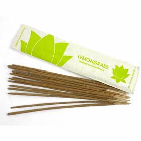 Global Craft 445033952972 All-natural Brown Lemongrass Stick Incense 2-packs