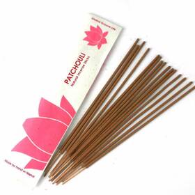 Global Craft 445056197183 All-natural Brown Patchouli Stick Incense 2 Packs