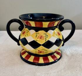 82894 Gold Canyon Double Handle Flower Pot Tart Warmer With Timer 4 Hr. 8 12