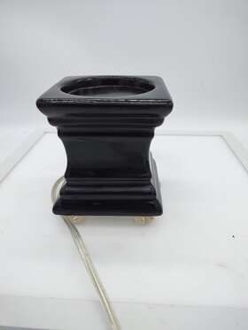 82897 Gold Canyon Electric Scent Pod Holder Warmer With Timer Black Model