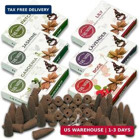 Goldberry Llc 850041444437 Floral - Backflow Incense Cones For Waterfall Scented Inscents-cones Lavende
