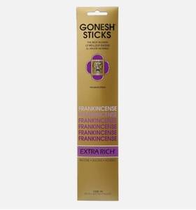 Gonesh 078612208336 Extra Rich Frankincense Incense 4 Packs Of 20 Sticks