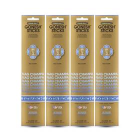 Non-10 Gonesh 078612320137 Extra Rich Scented Incense Sticks - Inch Slow Burn Aromatic Nag