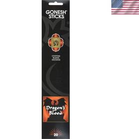 Gonesh Incense Sticks 078612900322 Indulge In 11-inch Dragons Blood 20 For Serenity And Mood