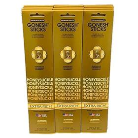 Pr-com-rt-x1060913 Gonesh Incense Sticks Extra Rich Collection Honeysuckle 12 Pack 20 Sticks/pack