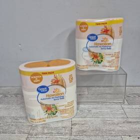 00078742023526 Great Value 2x Automatic Air Freshener Spray Refill 2 Pack Hawaiian 4 Cans