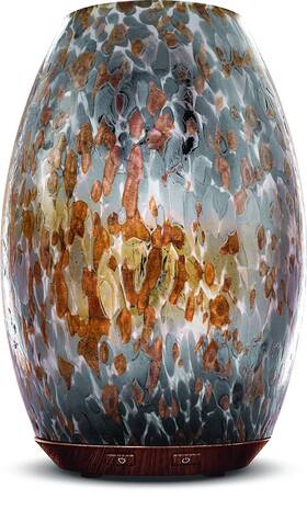Greenair Organic & Earth Friendly 680750581228 Natures Remedy Lux Glow Breccia Essential Oil Diffuser For Aromathe
