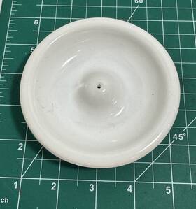 Greenbrier 313107880872 Ceramic Incense Holder Safe Burner Wide Dish Ash Catch White