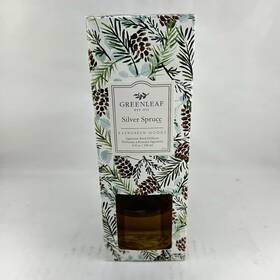 Greenleaf 038864299292 Silver Spruce Evergreen Woods Signature Reed Diffuser 4fl Oz New