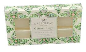 Greenleaf 038864302145 Centre Center Court Scented Wax Bar 2.6 Oz 6 Blocks Fresh Green New
