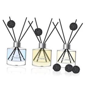 Ds-xtnr-f02g Guangxi Bobai Quan Sheng Household Products Co. Ltd. Reed Diffuser Set Of 3 Eucalyptus Jasmine Lemongrass Aromatherapy Fragrance