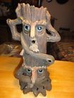 H35842ps Elegant Expressions Hosley Hear See Speak No Evil Tree Cone