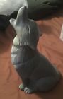 H48273ps Elegant Expressions Ceramic Smoking Howling Wolf Incense Burner App Tall